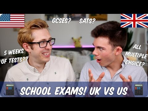 School Exams! British VS American | Evan Edinger & Jack Edwards