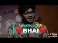 Love You Bhai Brothers Day Status Hindi Big Bro
