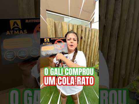O GALI QUER COLAR MINHA RATA! 🐁😂 #shorts
