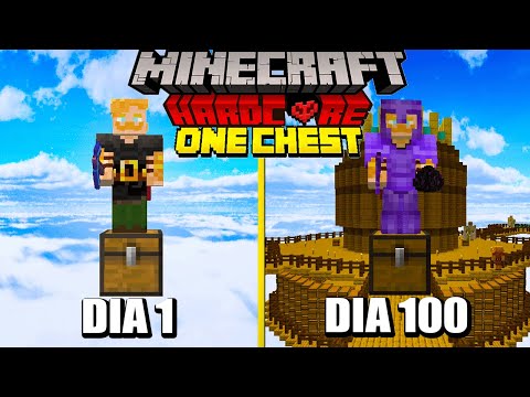 I SURVIVED 100 DAYS in ONE CHEST in MINECRAFT HARDCORE 1.18
