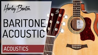 Video thumbnail for Harley Benton - CLG-414BCE - Baritone Acoustic Guitar - by Harley Benton