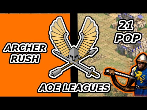 Aoe2 | Archer Rush (Build Order Tutorial)