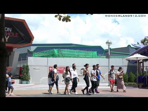 170922 Tomorrowland 2018 MARVEL Super Hero Attractions Construction Update at Hong Kong Disneyland