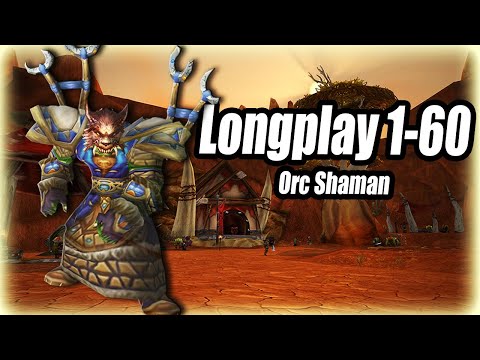 Classic WoW│Shaman Leveling Longplay│1-60