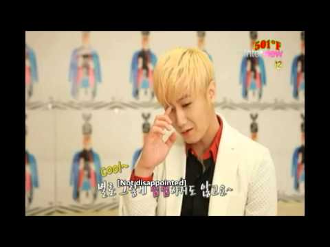 SS501 Heo Young Saeng talk about the members respond on his album & performance (en)