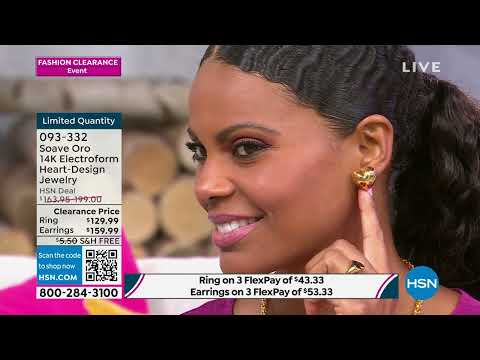 HSN | Soave Oro Italian Gold Jewelry Clearance 08.04.2023 - 06 PM