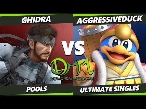 DAT MM 281 - Ghidra (Snake) Vs. AggresiveDuck (Dedede) Smash Ultimate - SSBU