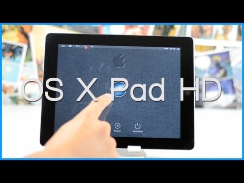 comment installer os x pad hd