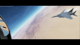 DCS World - F-15C - Aggressors BFM 10 - vs. 2*F-15E (incl. TacView)