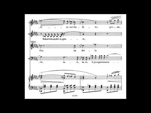 Enrico Caruso - Verdi: Rigoletto: Bella figlia dell'amore (1908) [score]
