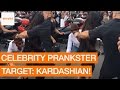 Man Attempts to Kiss Kim Kardashian's Buttocks (Storyful, Crazy)