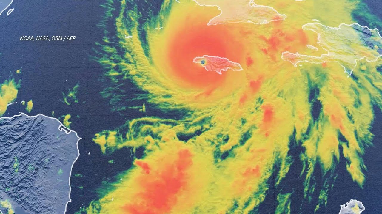 Animated map shows path of Hurricane Melissa as it hits Jamaica | AFP