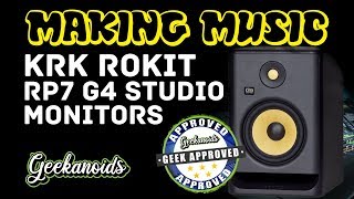 Video thumbnail for KRK ROKIT 7 G4 Studio Monitors Review by Geekanoids