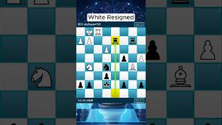 Online Chess ASMR #76 ♟️ — White Resigned #shorts