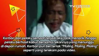 Nyangkut di Jendela, Pencuri di Kota Medan Minta Ampun