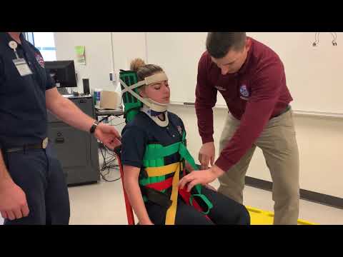 Spinal Immobilization Seated Patient