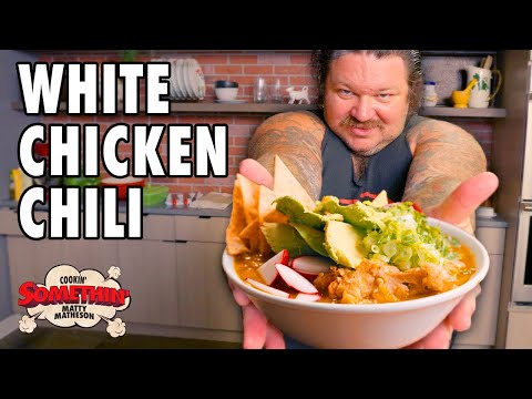 White Chicken Chili Straight Out of a Magazine