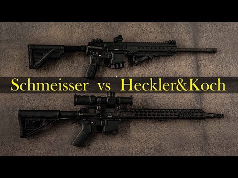 ⚔️ AR15 - Schmeisser vs Heckler&Koch