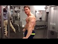 Tricep pushdowns with wide bar grip superset close grip push downs