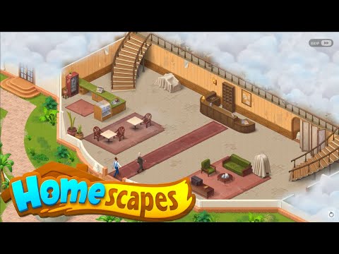 Homescapes - New Story - Island Hotel - Hotel Lobby - Day 1