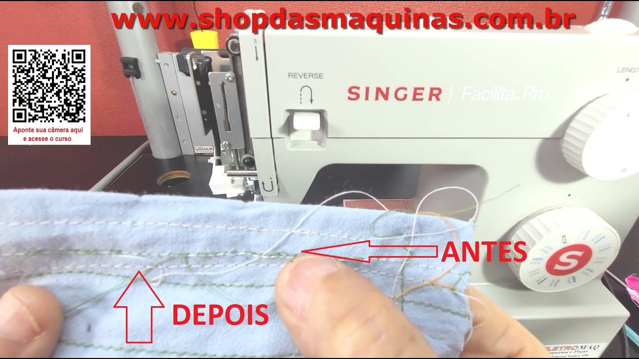 Como Regular Maquina de Costura Com Ponto Solto Desregulado Embolando Regular Maquina de Costura