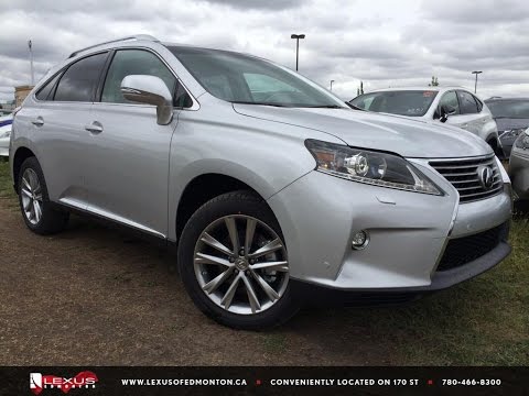 New Silver 2015 Lexus RX 350 AWD Sportdesign Touring Package Review Downtown Edmonton