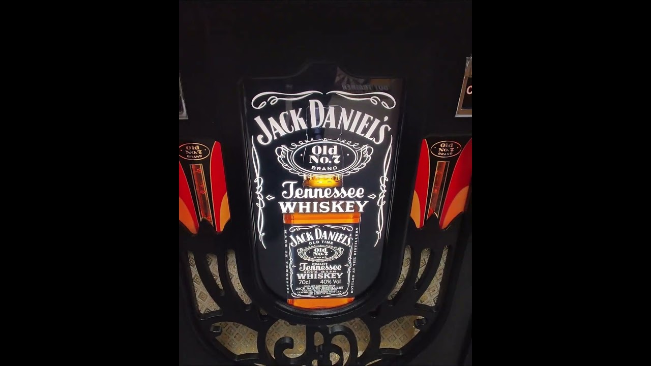 Jack Daniel's Jukebox | Rock-Ola Bubbler Vinyl 45 - Ships from