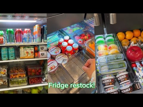 Fridge restocking | ASMR TikTok compilation #3