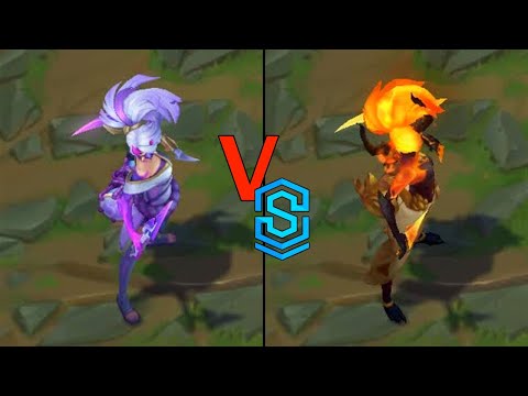 Spirit Blossom Akali VS Infernal Akali