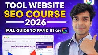Tool Website SEO Course 2026 | Full Guide to Rank #1 on Google