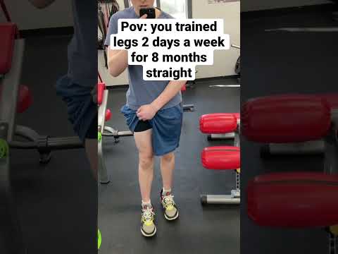 Pov: Leg Transformation #gymlife #shorts #gymhumor #gymrat #gymtok #gymlover #gymtransformation