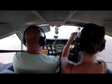 Landing Cessna177RG at Maribor Slovenia