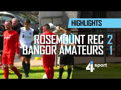Rosemount Rec 2 - 1 Bangor Amateurs - 19 Jun 21