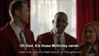 Glee - Help! (Full Performance with Lyrics)