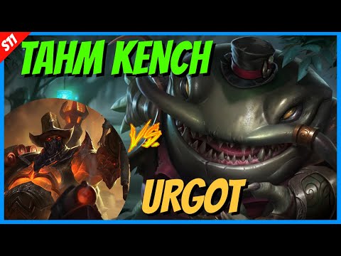 TAHM KENCH TOP vs URGOT - Another One Bites The Dust! - Season 11 League of Legends