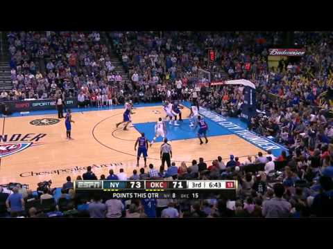 Carmelo Anthony 36 Points Full Highlights (Red Hot Shooting)Oklahoma City 4_7_2013