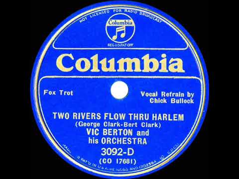 1935 Vic Berton - Two Rivers Flow Thru Harlem (Chick Bullock, vocal)
