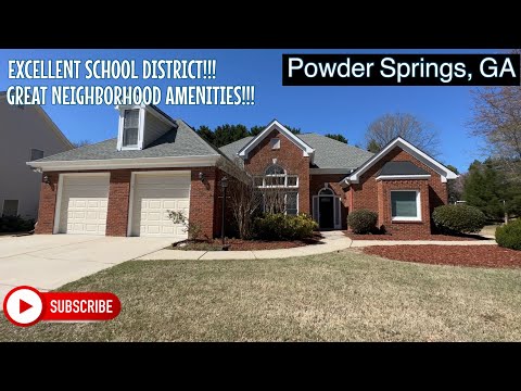 STUNNING Home for Sale with EXCELLENT SCHOOL DISTRICT - 4 Beds, 2 Baths I Powder Springs Real Estate