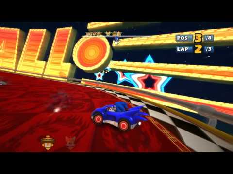 Casino Park - Roulette Road - Sonic [ Sonic And SEGA All-Stars Racing ]