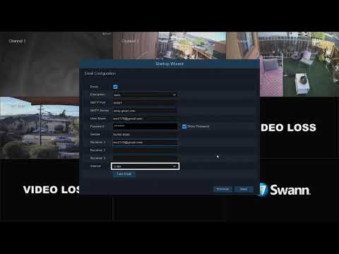 Swann NVR-8580 Setup Wizard - Initial Setup, firmware version 8.x
