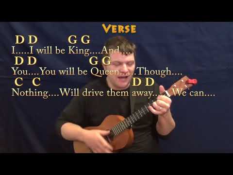 Heroes (David Bowie) Bariuke Cover Lesson with Chords/Lyrics