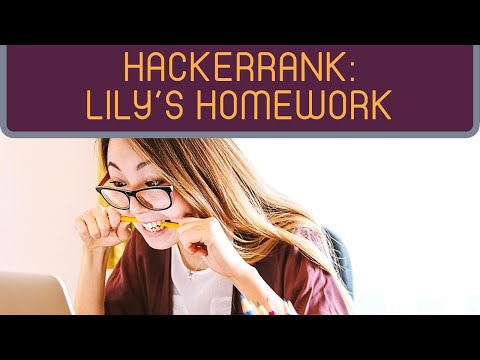Lilys Homework Hackerrank Python