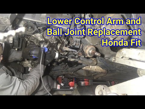 Honda Fit Lower Control Arm and Ball Joint Replacement