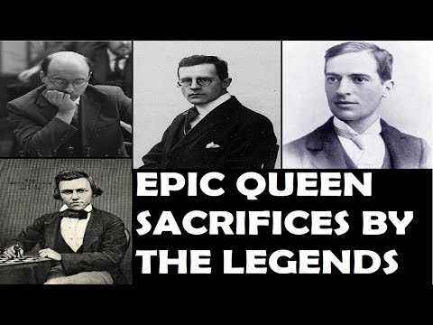Epic Queen Sacrifices by The Legends of Chess #1