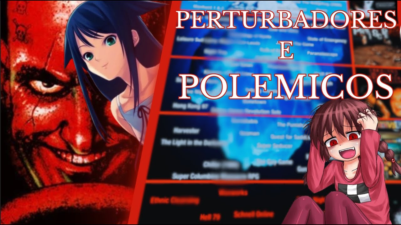 O iceberg dos jogos polemicos e perturbadores