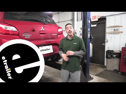 etrailer | Installing the Curt Trailer Hitch Receiver on your 2019 Mitsubishi Mirage