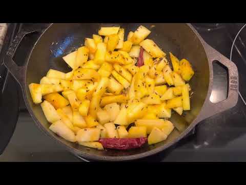 Spaghetti squash Indian style!