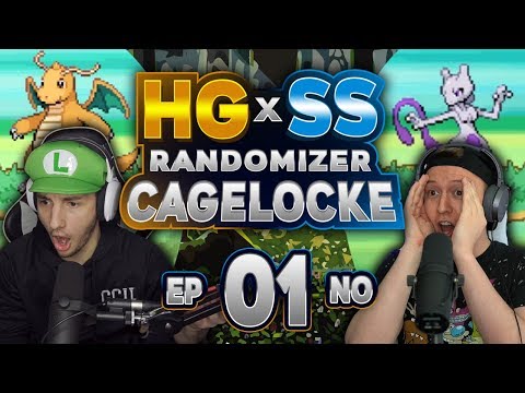 CHRIS BEATS TJ!! (EP 01 - Pokemon Heart Gold and Soul Silver Randomizer Cagelocke)