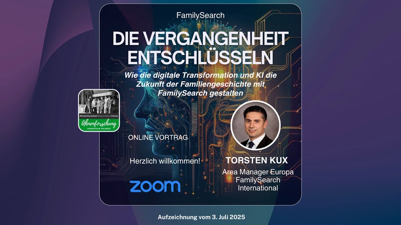 Einsatz von KI bei Familysearch