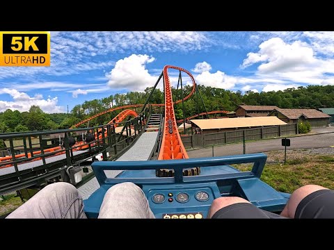 On-ride point of view of Big Bear Mountain